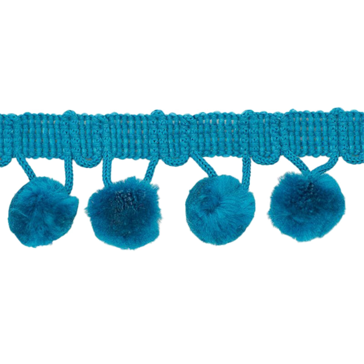 Turquoise pom pom trim to buy online
