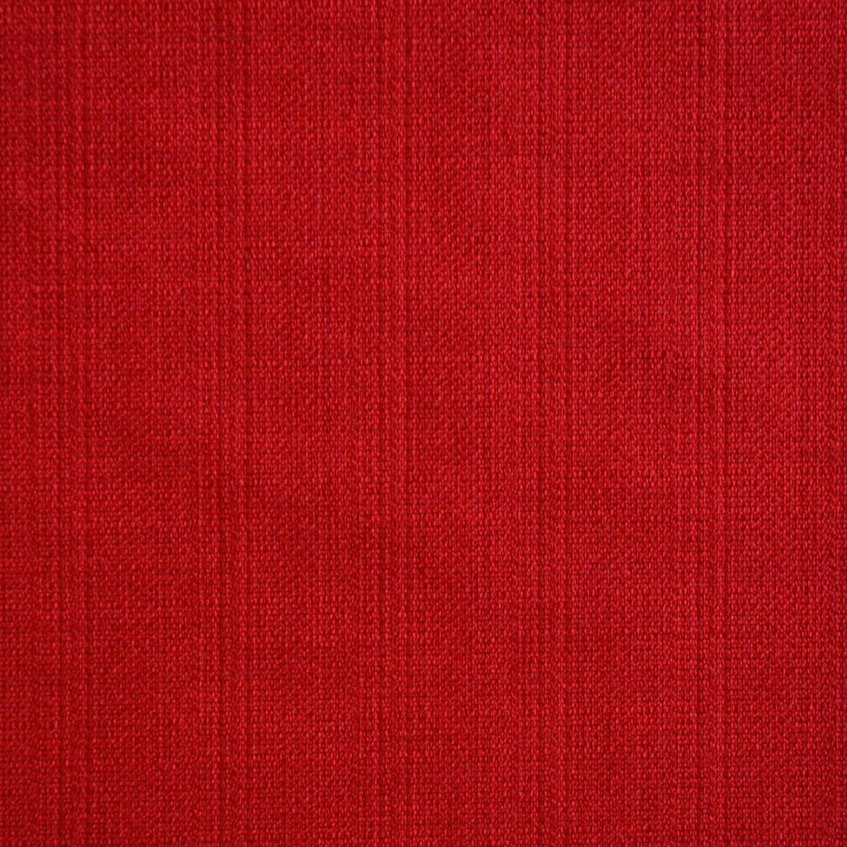 Cranberry Red Linen Look Polyester Furnishing Fabric