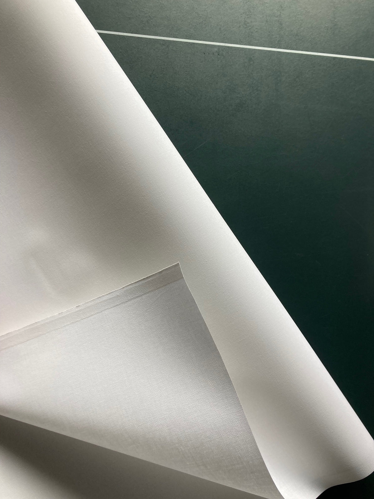 Iron On Roller Blind Backing Wide (Fabric Stiffener) WHITE