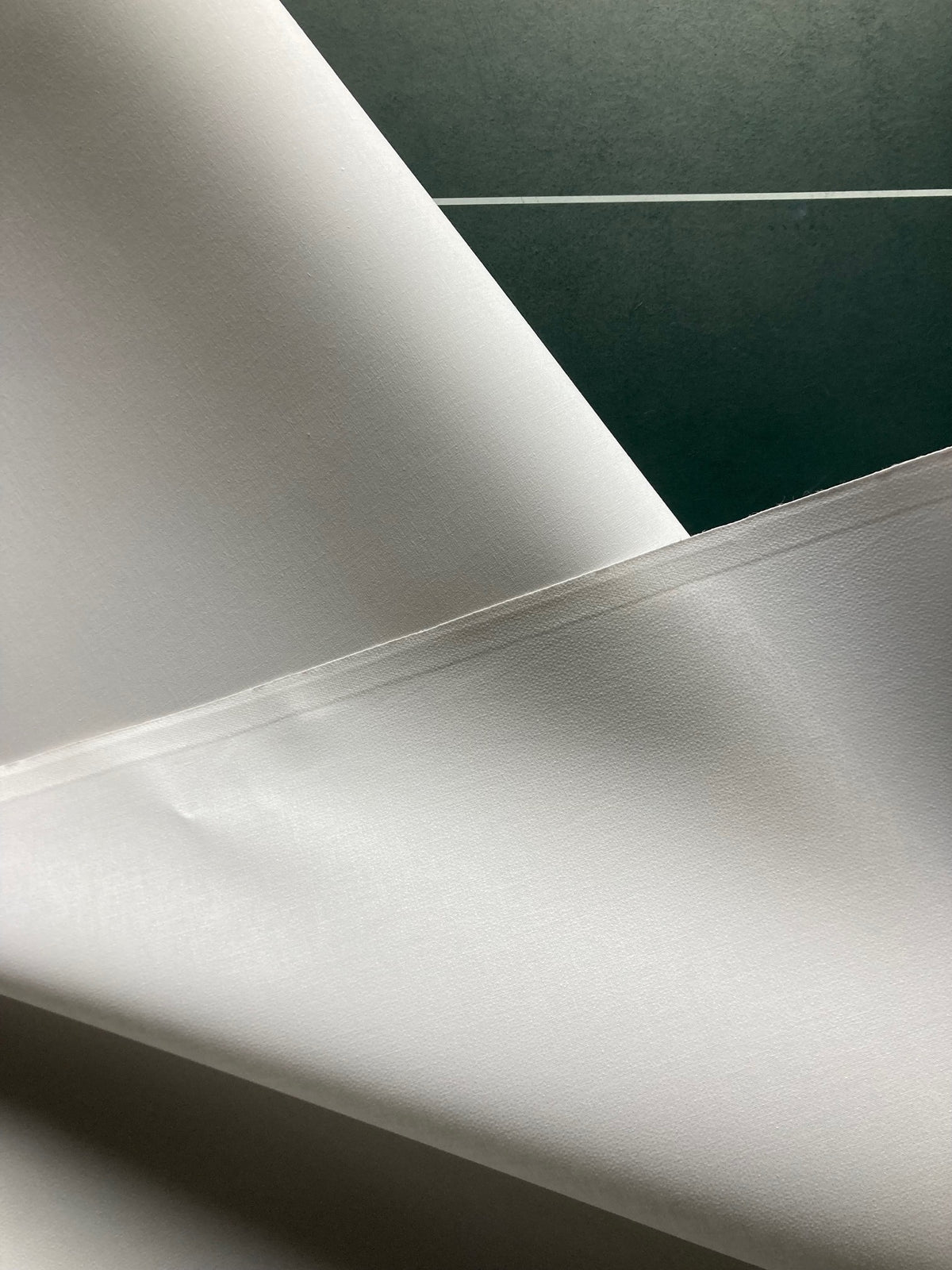 Iron On Roller Blind Backing Wide (Fabric Stiffener) WHITE
