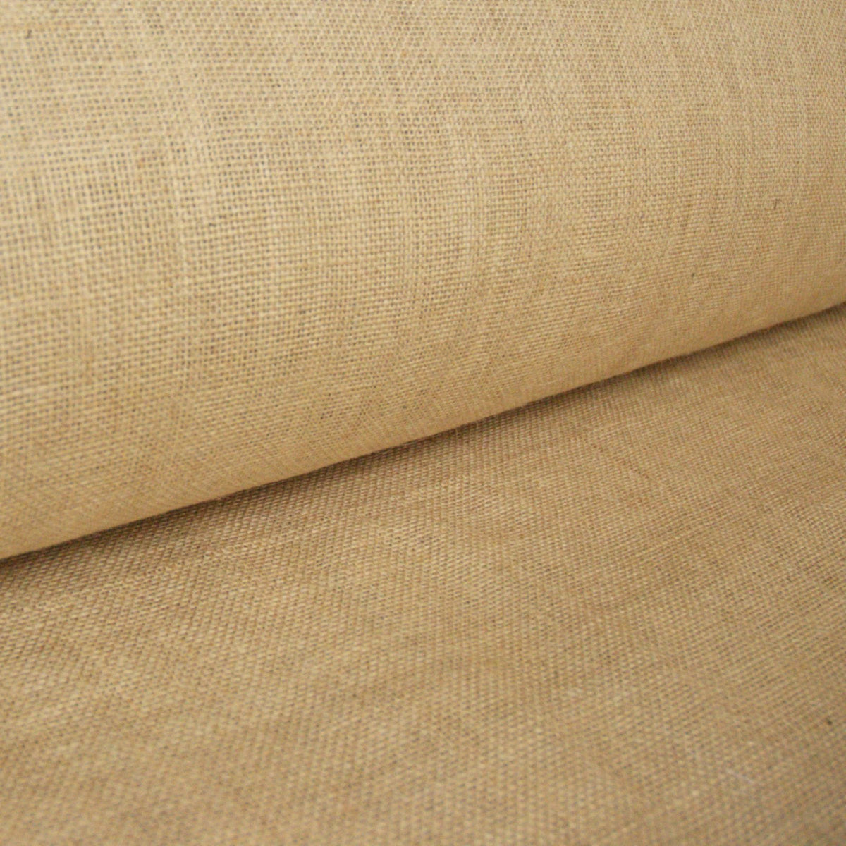 Furnishing hessian fabric on a roll