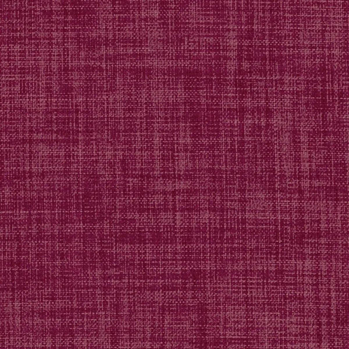 Raspberry Pink Linen Look Polyester Furnishing Fabric